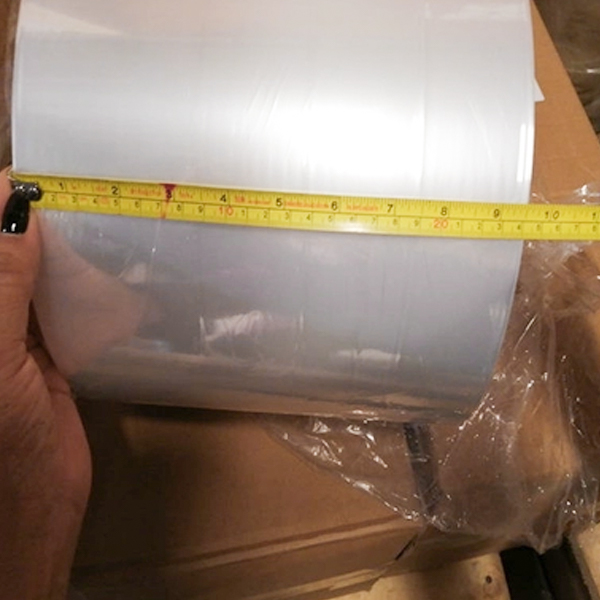 200mm - 1400mm dobleng layer 17microns micro perforated polyolefin pag -urong ng pelikula para sa produkto ng gatas