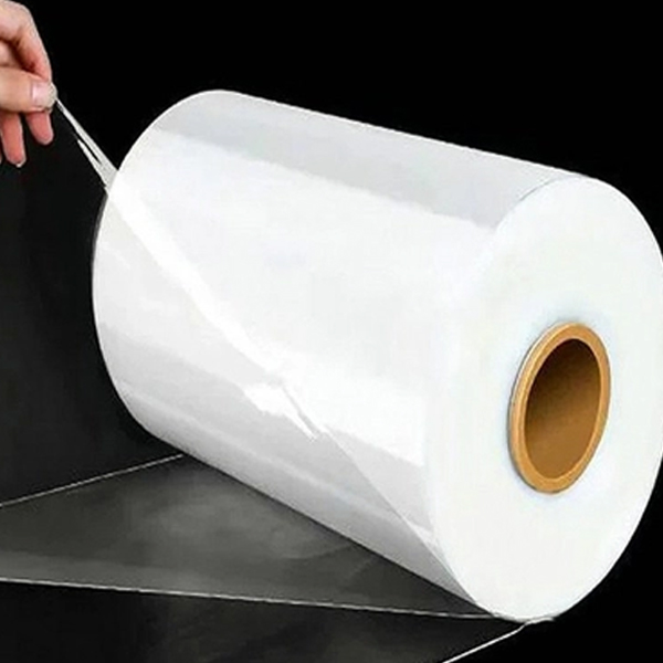 POF Material Custom Centerfold Polyolefin Shrink FIM Plastic Packaging Rolls Para sa Mga Inumin